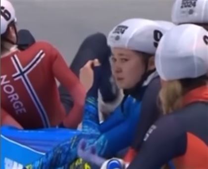 Слезы и боль: трагедия казахстанки на юношеской Олимпиаде попала на видео