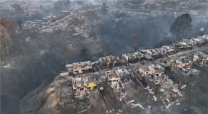 В Чили в результате лесных пожаров погибли 99 человек