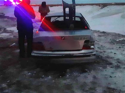 Автомобиль опрокинулся на трассе Алматы - Усть-Каменогорск