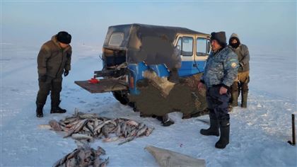 В Жетысуской области у браконьера изъяли более 120 кг незаконно добытой рыбы