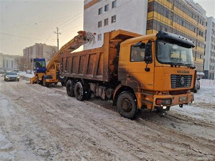 Более 1,4 тысячи единиц спецтехники выехали на уборку снега в Астане