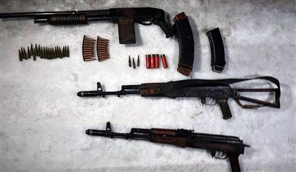 В Алматинской области обнаружили сразу три схрона с оружием
