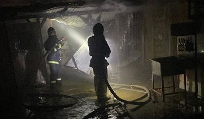 В Кокшетау в результате пожара на стройке погиб мужчина