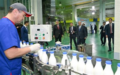 Токаев посетил корпорацию «Восток-Молоко»