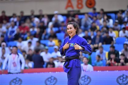 Казахстанка впервые в карьере взяла серебро турнира Большого шлема в Ташкенте