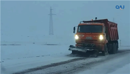 В Жамбылской области продолжаются работы по зимнему содержанию республиканских трасс