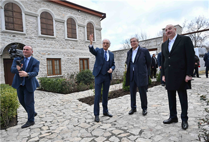 Президенты Казахстана и Азербайджана посетили город Шушу