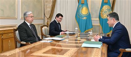 Касым-Жомарт Токаев принял председателя Национального банка Тимура Сулейменова