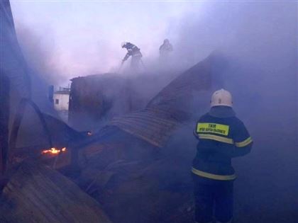 Взрыв предотвратили при пожаре в Павлодарской области