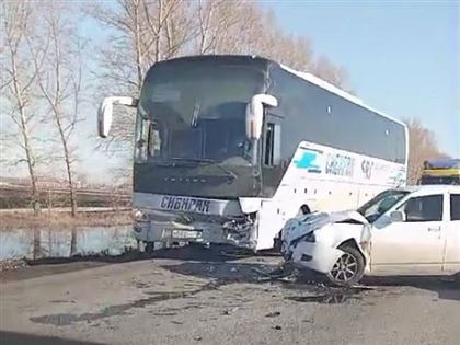 ДТП с автобусом произошло на трассе Усть-Каменогорск – Шемонаиха