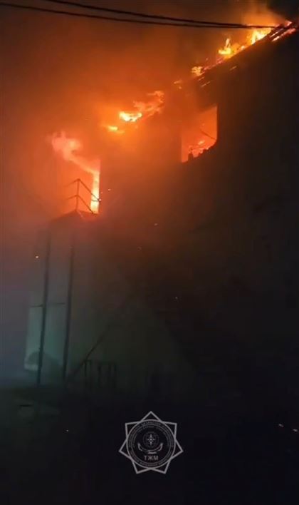 Пожар в общежитии города Астаны
