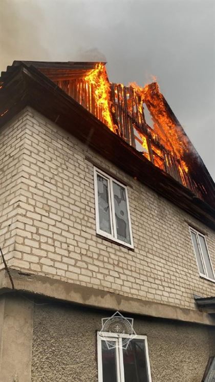 Частный жилой дом горел в Алматинской области
