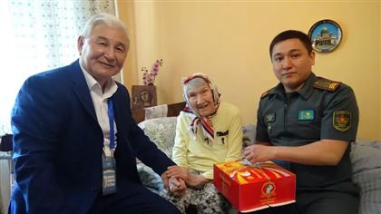 101-й день рождения отметила ветеран ВОВ в Алматы