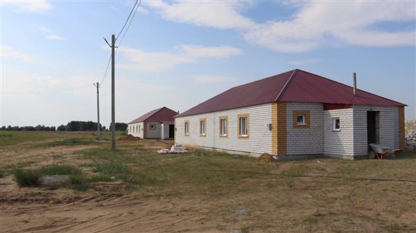 В Бескарагайском районе завершается строительство 35 домов