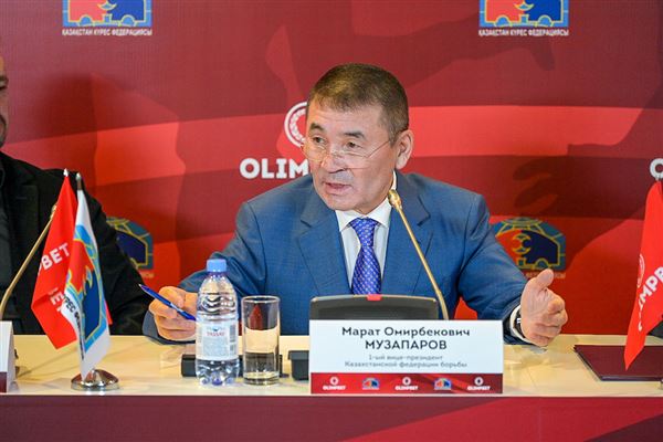 Марат Музапаров, 1-ый вице-президент Казахстанской федерации борьбы