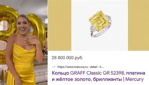 Кольцо, которое Питер Фостер подарил супруге, стоит как его офицальная зарплата за год